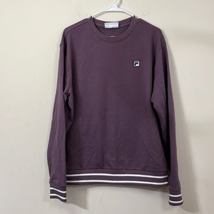 Vintage Fila Jumper Purple Sweatshirt Size XXL